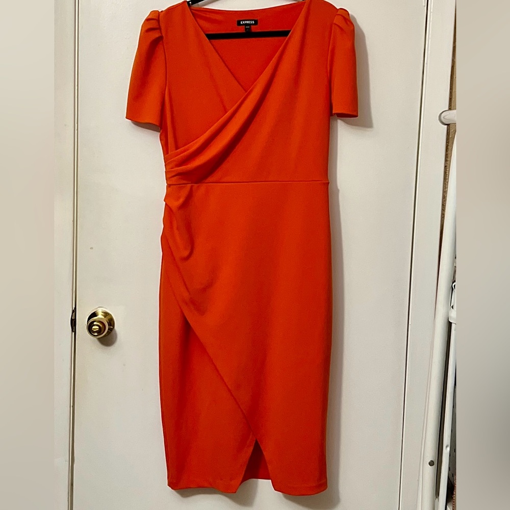 New without tags Express Orange dress
